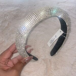 Silver Diamond Headband
